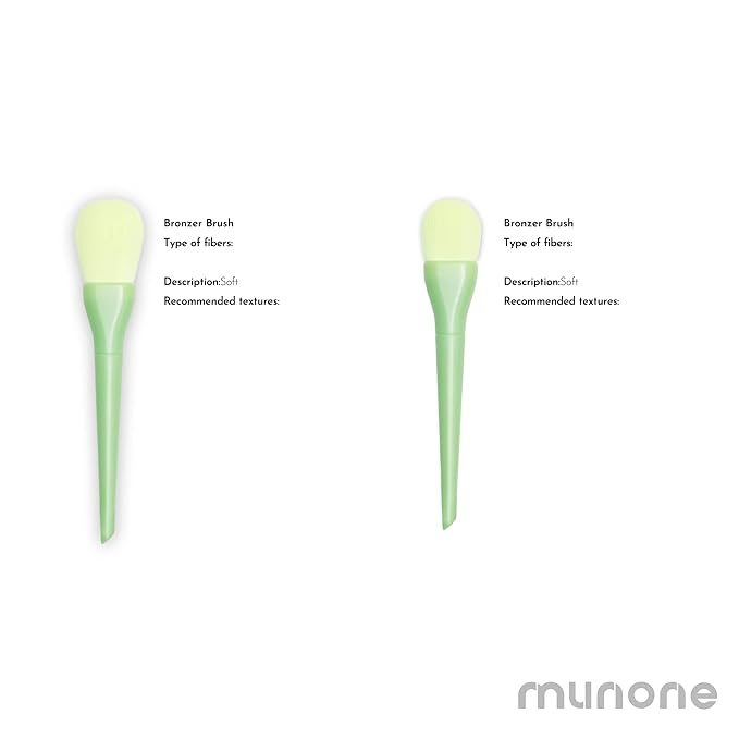 All in one Makeup Brushes kit for girls, 10 Pcs, Powder Brush, Foundation Brush, Blush Brush, Highlighting Brush, Eyeshadow Brushes (Shiny Green)