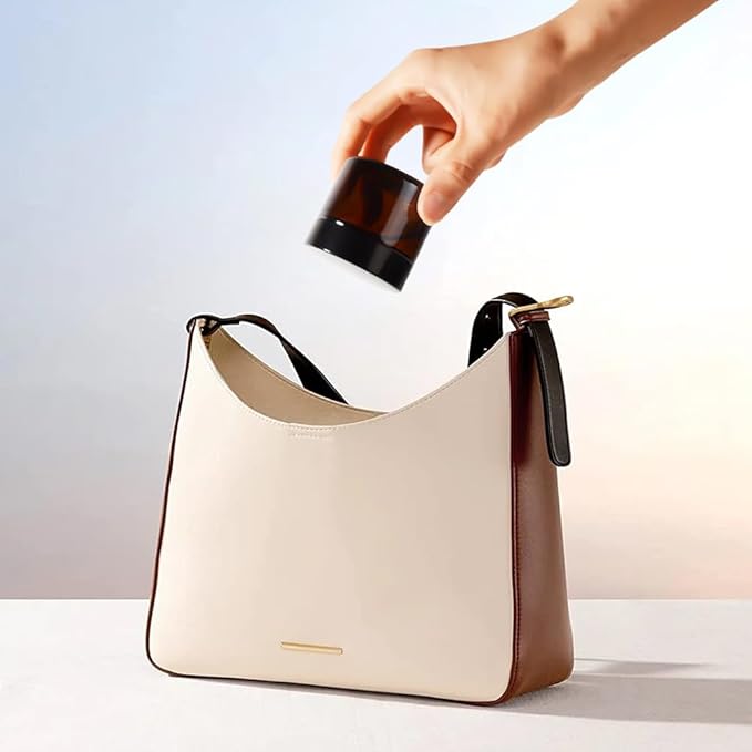 3 pack 2oz Glass Jars Round Empty Cosmetic Containers, Refillable Glass Jars with Lids for Face Creams, Lotions, Powders,Salves Ointments,Potravel Storage