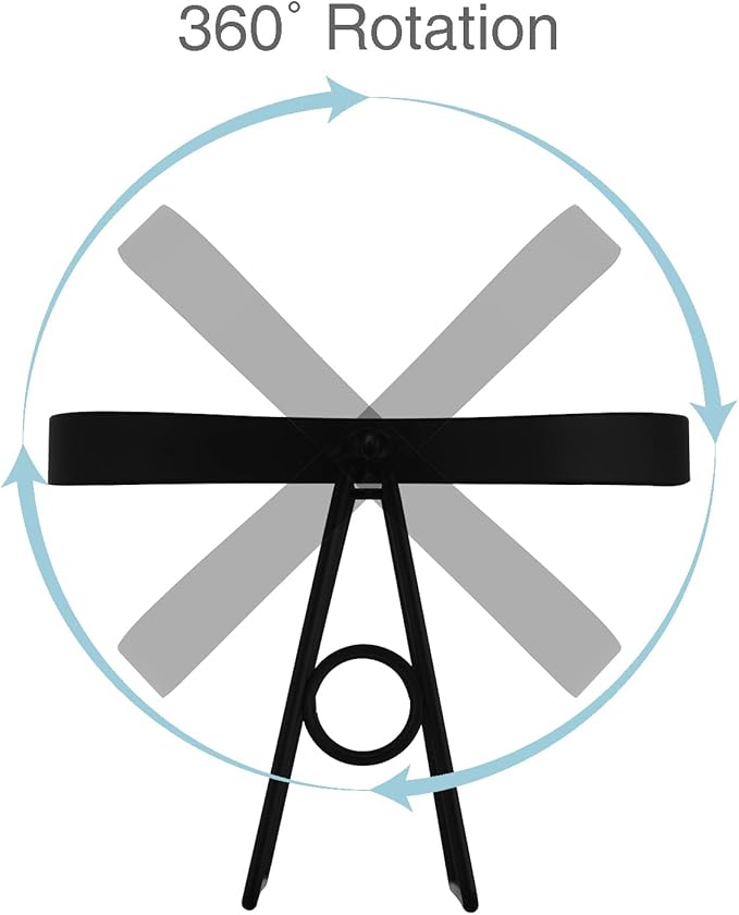 JOYOEIKON Classic Dual Sided 5X and 1X Magnifying Makeup Mirror and Tabletop Standing 360° Rotation Vanity Mirror,Desktop Cosmetic Mirror (Chrome)