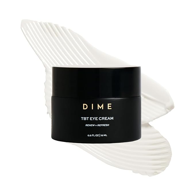 Dime Beauty TBT Eye Cream 0.5 oz (15 ml) - Smooth Fine Lines, Firm Skin, Restore Bounce, Long Lasting Hydration with Bakuchiol