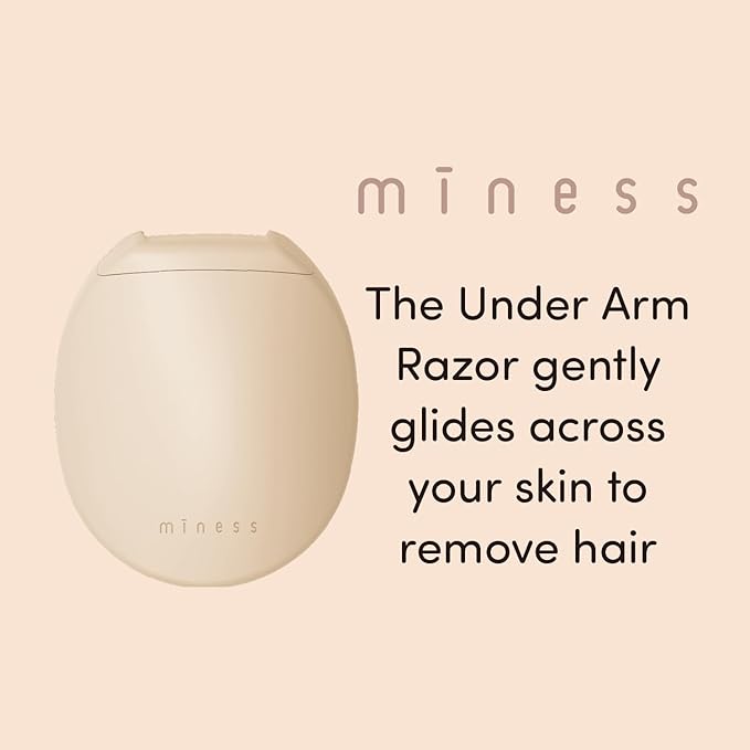 Kai Miness Under Arm Razor, Gentle Beauty Groomer for Hair Removal, Ideal for Sensitive Skin, Japanese Steel Removes Underarm Hair