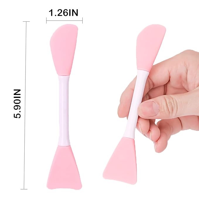 Silicone Face Mask Brush, Facial Mud Mask Applicator Brush Flexible for Applying Facial Mask,Sleeping Mask,Clay Mask,Body Lotion Mask Beauty Tools Makeup Brushes Applicator