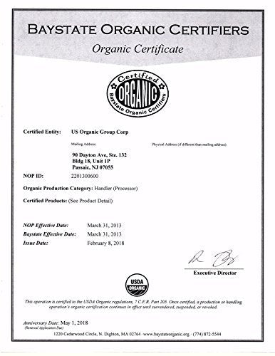 US Organic Chia Seed Oil, Certified Organic, Pure & Natural, Cold Pressed Virgin, Unrefined (128 oz (1 Gallon))