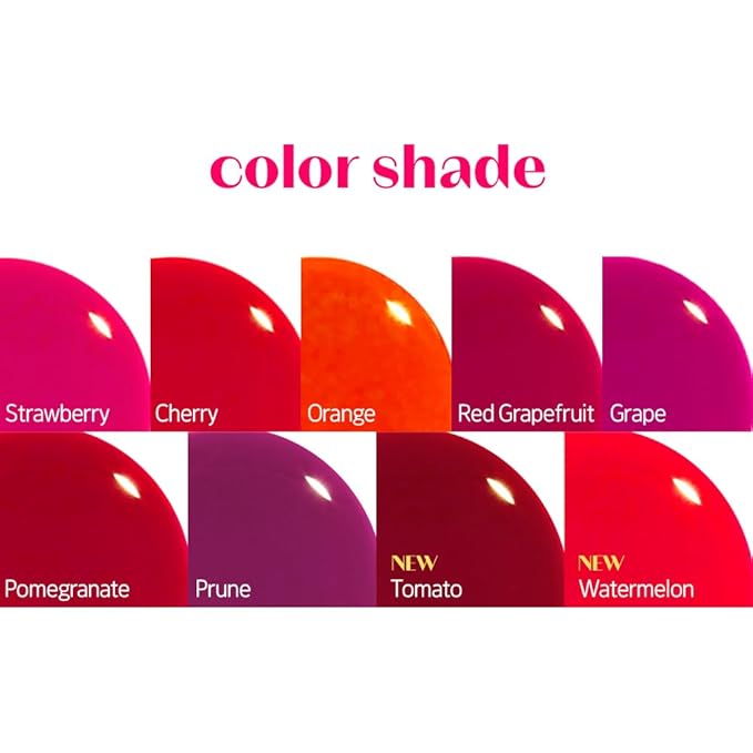 ETUDE Dear Darling Water Tint - Orange Ade (9g) | Vivid Color Lip Stain with Moisturizing Weightless & Non-sticky Finish Lip Stain | Smudge-proof Lip Tint | Korean Makeup, Kbeauty