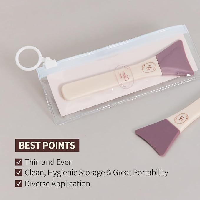 Soft Curve Spread Brush - Face Mask Applicator, Skincare Enhancer, Easy to Clean, Korean Skincare, Face Mask Brush, Mask Applicator Tool, Silicon Brush, JellyBrush, Mother's Day Gift