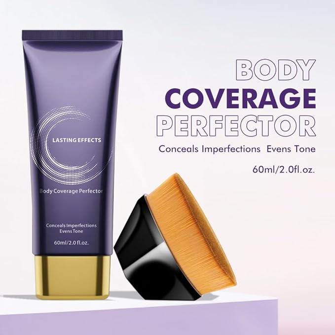 Body Coverage Perfector, Waterproof Leg and Body Makeup, Tattoo Cover Up, Moisturizing