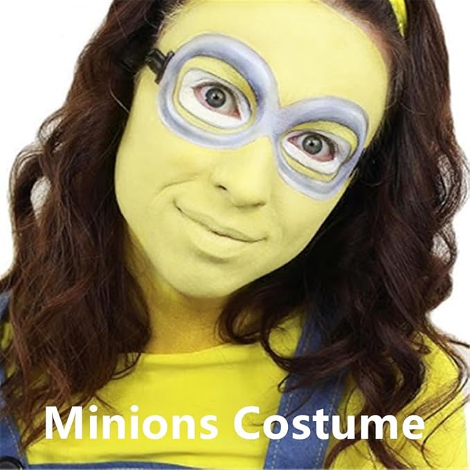 Go Ho Lemon Face Paint Stick - Water Based Washable Pastel Yellow Body Paint for Halloween Cosplay SFX Makeup