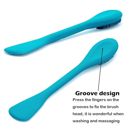Pore Brush & Face Mask Applicator, Lymphatic Drainage Brush | Face Scrubber, Silicone Jelly Brush for Deep Pore Cleansing, Face Brush for Lymphatic Drainage Massager, Applicator for Mud, Clay