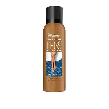 Sally Hansen Airbrush Legs Leg Makeup Spray | Lightweight, Transfer-Proof, Water-Resistant | Deep Glow | Airbrush Finish