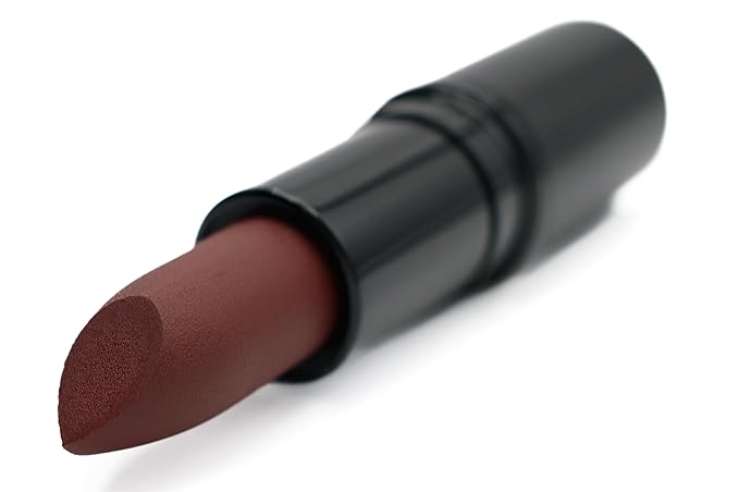 Coffee Bean Deep Dark Brown Red Burgundy Lipstick Color Moisturizing Paraben Free, No Animal Testing & Cruelty Free Lip Makeup Color