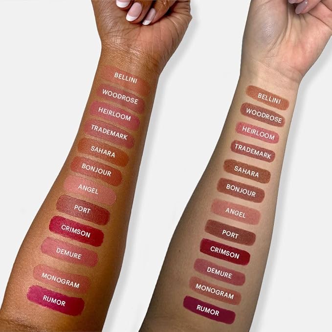 Glo Skin Beauty Suede Matte Lip Crayon (Heirloom) - Longwearing Formula Stays On All Day, With Conditioning Shea Butter + Mango Seed Oil for a Velvety Smooth Finish