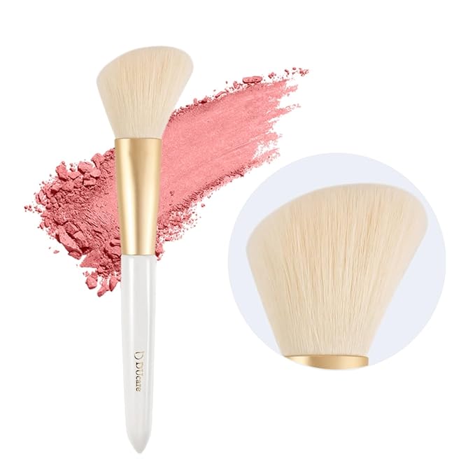 DUcare Angled Blush Brush, Fluffy Blush Brush for Cheeks, Multi-Purpose Face Makeup Brushes for Cream, Liquid Or Powder, Bronzers, Vegan & Cruelty-Free