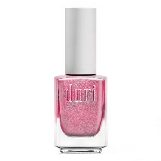 duri Nail Polish, 768 Shimmer Reef, Rouge Pink Metallic Shimmer, Full Coverage, Shiny Finish, Fast Drying, Lasting, 0.45 Fl Oz