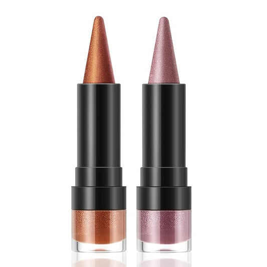 Boobeen Color Eyeliner Pencil, Metallic Glitter Eyeliner Gel, 4 in 1 Eye Makeup Stick-Eye Lip Liner, Eyeshadow, Waterproof, For Bold Glamour Makeup