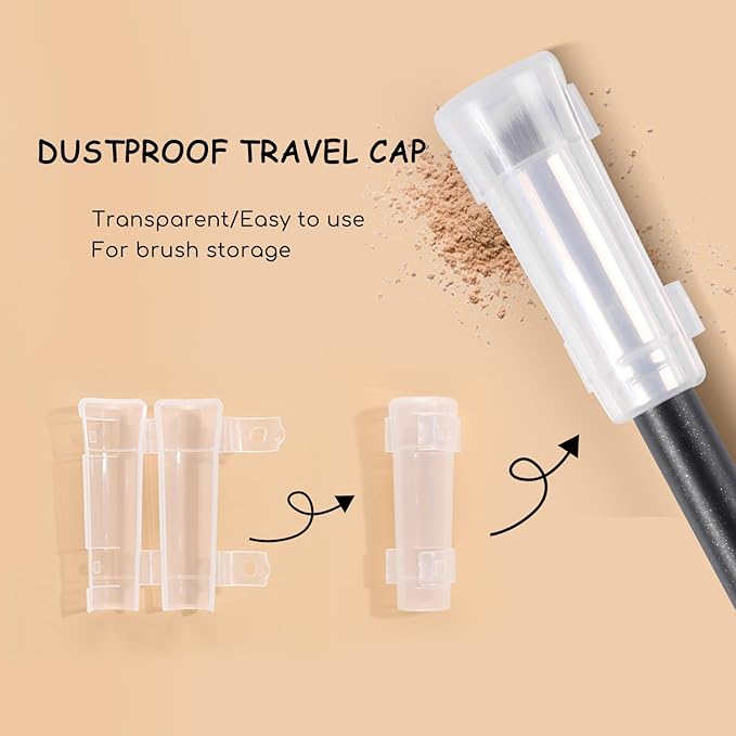 ENERGY Concealer Makeup Brush Set Professional Under Eye Make Up Brushes Perfect For Liquid Cream Powder Founation Blending Soft Vegan Angled Travel Cosmetics Applicator 2pcs