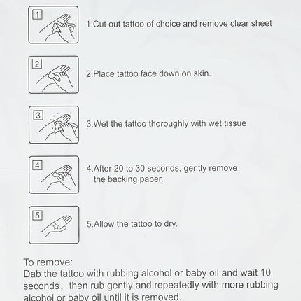 Purple Ombre Temporary Tattoos – Realistic Waterproof Body Art for Cosplay, Halloween, and Party Makeup