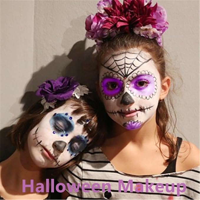 Go Ho Pastel Purple Face Paint Washable for Halloween Makeup,Creamy to Gel Water Based Pastel Purple Body Paint Full Coverage forCosplay SFX Costumes Festivals Makeup,25g