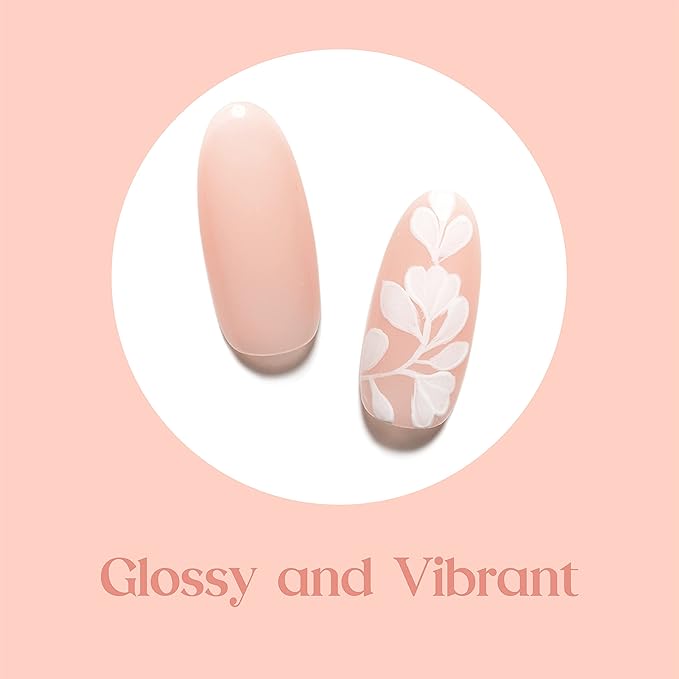 Beetles Jelly Nude Gel Polish 0.5oz Natural Gel Nail Polish Nail Concealer Neutral Color Jelly Peach Translucent Soak Off U V LED Nail Lamp Gel Polish Nail Art Gel 15ml Gift for Girls