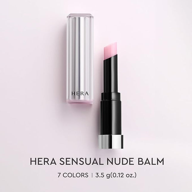 HERA Sensual Nude Balm 3.5g #470 HAZELWOOD | 30H Hydrating Tinted Color Lip Balm with Ceramide, Hyaluronic Acid & Shea Butter, Nourishing Care for Smooth and Naturally Radiant Korean Makeup