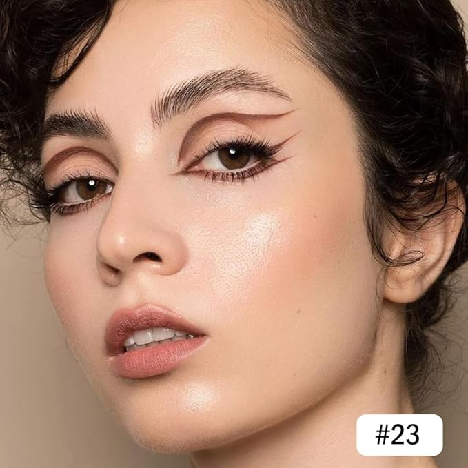 Kaely Gel Eyeliner Pencil for Women, Dark Coffee Eye Liner Waterproof Smudge Proof with Sharpener, Waterline Eye Makeup Liners, delineador de ojos contra el agua, Vegan & Cruelty-Free, 23