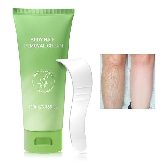 Hair Removal Cream For Women - Painless Body Hair Remover Sensitive Skin Hair Removal For Back Legs Fast And Gentle 3.38 Fl Oz