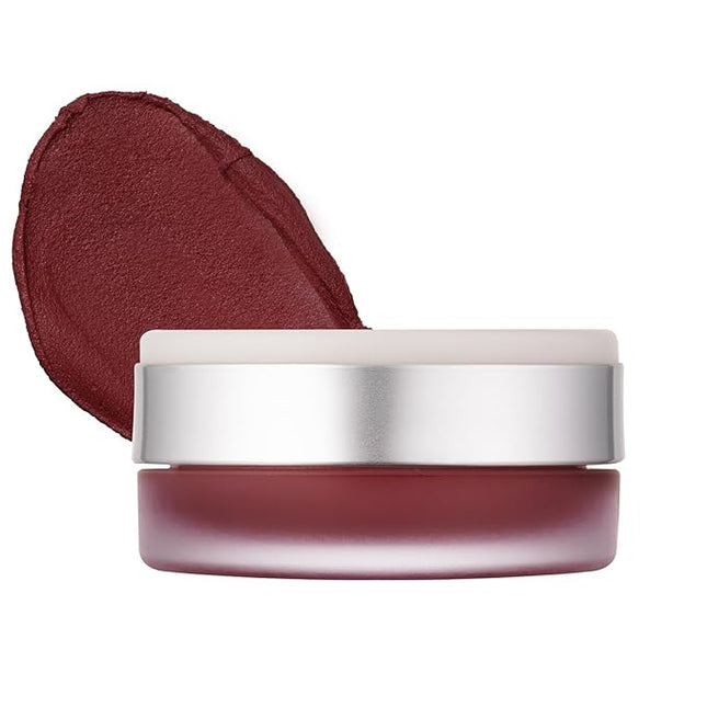 Heart Percent Dote On Mood Custom Lip & Cheek Single – Blendable & Buildable Soft Velvety Matte Cream Blush (Fog Pot), Long-Lasting Lightweight Multi-Use & Lip Tinted Balm 4.7g, M07. Plum Rose