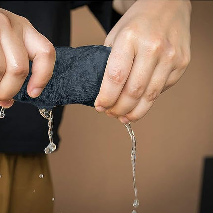 Softolle 100% Cotton Washcloths 24 Pack (12x12 Inches) Soft, Highly Absorbent Washcloth, Face Towels, Wash Cloths for Face, Ring Spun, Bulk Pack (Grey)