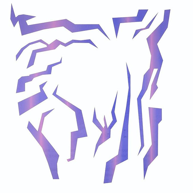 Purple Ombre Temporary Patterns Tattoo – Realistic Waterproof Body Art for Cosplay, Halloween, and Party Makeup (5 PCS)