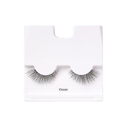 KISS Lash Couture LuXtensions Collection False Eyelashes, Flat Lash Technology, Super Slim Lash Band, Real Lash Extension Fibers, Reusable, Contact Lens Friendly Strip Lashes, Style 'Classic', 1 Pair