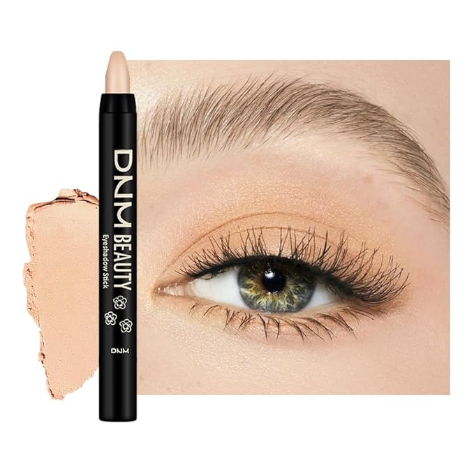 Kaely Cream Eye Shadow Sticks, Warm Nude Matte Eyeliner Pencil Eyeshadow Palette Makeup, Eye Highlighter Brightener Stick for Older Women Waterproof Pigmented, sombras para ojos, New-82