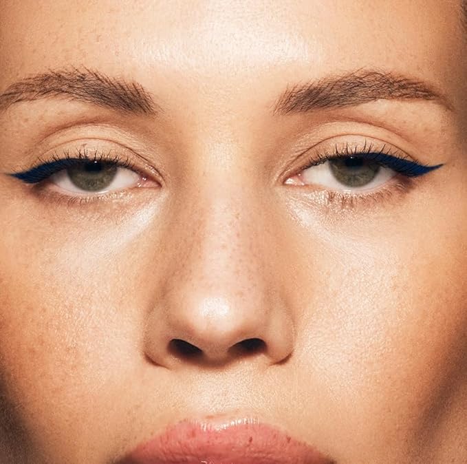 MAKE Beauty Liquid Line Waterproof Liquid Eyeliner Pen. Smudge-Proof Felt Tip for Precise Application of Lines, Wings, and Graphics. Long Lasting Eye Liner - Shade, Wavelength