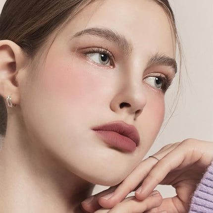 Dasique Blending Mood Cheek 05 Violet Knit l Vegan, Cruelty-Free l 4 Blendable Shades in Lightweight, Long-lasting, Smooth Powder