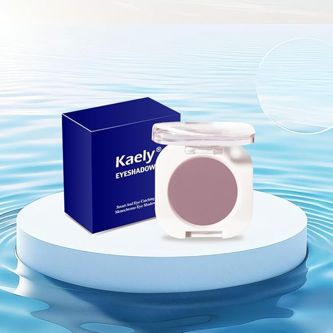 Mauve Taupe Single Matte Eyeshadow Makeup, Neutral Powde Eye Shadow for Women, Brownish Purple Matte Singles Eyeshadow Palette Pigmented Waterproof, sombras para ojos,Girls Eyeshadows Gift 25#