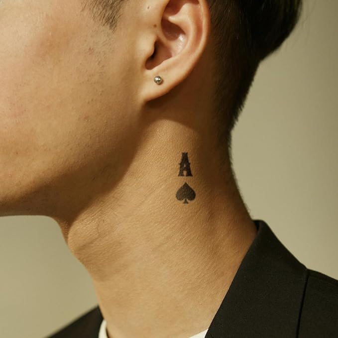 Gothic Alphabet & Roman Numerals Temporary Tattoos - Customizable Waterproof & Realistic Semi-Permanent Tattoos for Dates & Names