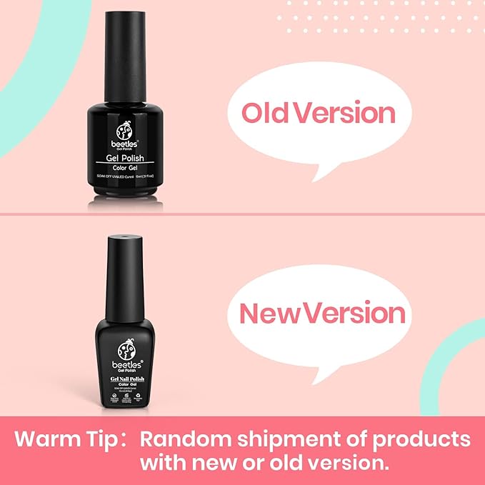 Beetles Fall Gel Nail Polish Set, 6 Colors Burgundy Red Brown Yellow Orange Glitter Gel Nail Polish Soak Off UV Nail Art Design Manicure Gifts for Women