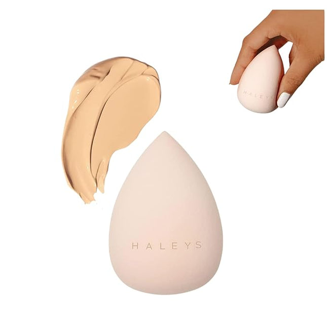 HALEYS Re-mix Complexion Sponge – Latex-Free Beauty Blender Makeup Sponge for Foundation, Concealer & Powder, Vegan, Cruelty-Free Makeup Tool for Seamless, Streak-Free Blending