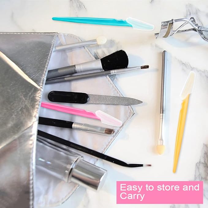 72 Pcs Eyebrow Razor, Face Razors Multipurpose Dermaplaning Tools Eyebrow Trimmer Shaper Shaver Facial Hair Removal for Women Men Body Use