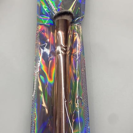 START MAKERS Foundation Concealer Brush, Angled Professional Contour Makeup Brush Soft Dense for Liquid Cream Powder Makeup, Flawless Blending & Coverage, Champagne Gold