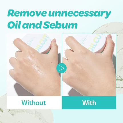 I'M MEME Compact - Oil Cut Pact | Sebum Absorbing, Korean Pressed Setting Powder for Blurring Effect, Makeup Powder, Translucent Compact, Finishing Powder, Oil Control Face Powder, Cute Stuff, 0.35 Oz