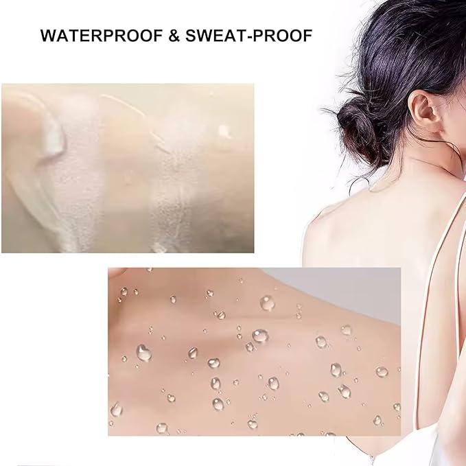 All Over Complexion Perfector,Body Coverage Perfector, Waterproof No Transfer Tattoo Cover Up Makeup, Body and Leg Makeup (Brush Included)