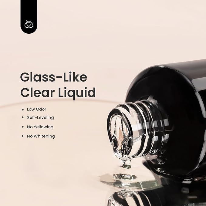 Beetles Gel Top Coat - 15ml No Wipe Top Coat High Gloss Shiny and Long-Lasting Soak Off LED Nail Lamp for Gel Polish