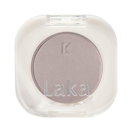 Laka Mono Single Eyeshadow, High Pigment Eye Shadow, Easy Apply, Long Lasting Color, Smooth Blendable Formula, Vegan, K-Beauty (#910 Fog)