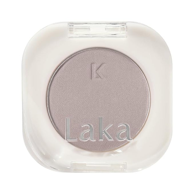 Laka Mono Single Eyeshadow, High Pigment Eye Shadow, Easy Apply, Long Lasting Color, Smooth Blendable Formula, Vegan, K-Beauty (#910 Fog)