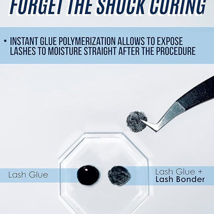 STACY LASH Bonder for Eyelash Extensions /0.50fl.oz./15ml/Reduces Lash Extension Glue Fumes/Super Sealer/Lash Tech Supplies/Lash Primer Aid/Professional Use