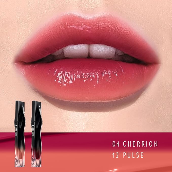 STELLAR DUST LIP STAIN-Long Lasting, Waterproof and Transferproof Lip Tint, Glossy Finish Lip Gloss, Lightweight Lipstick, High Coverage, Vivid Color (12 PULSE)
