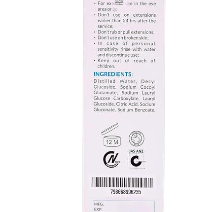 STACY LASH Shampoo 100ml Cleaning Kit of Eye Makeup Remover (Foam Cleanser) & Shampoo Brush & Mascara Brush Bundle with Eyelash Serum 5ml for Lash Growth and Thickness