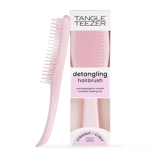 Tangle Teezer Ultimate Detangler Brush for Wet & Dry Hair, Eliminates Knots & Reduces Breakage for All Hair Types, Millennial Pink