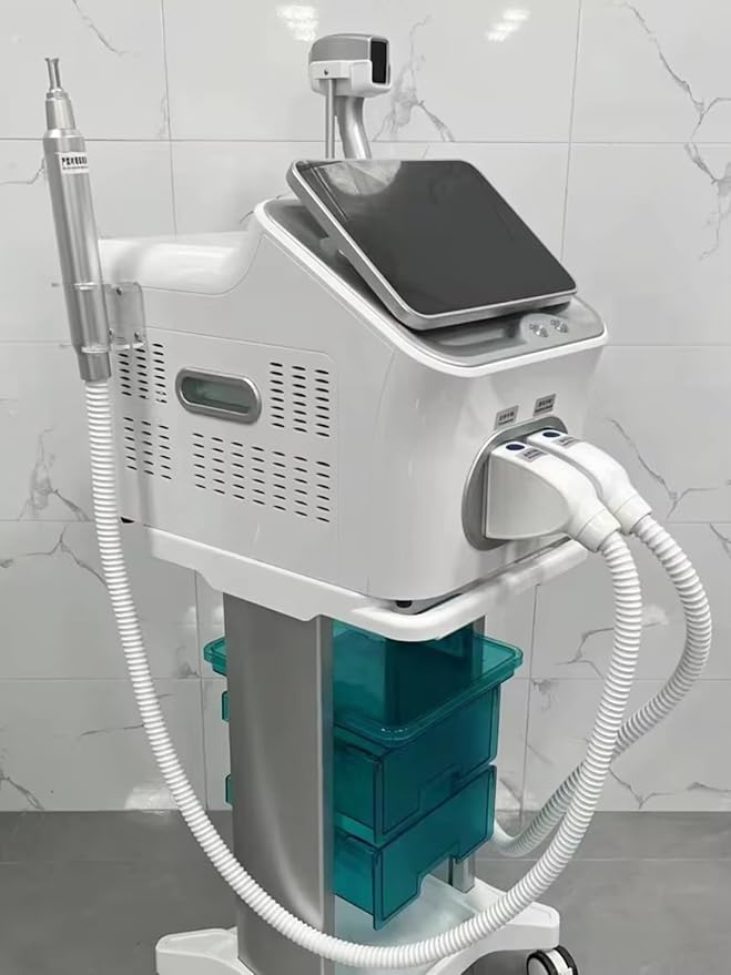 2 IN 1 Fast Effective Hair Removal Machine with Ice Handle, Professional Salon Beauty Device Melainin Pigment Speckle Removal Skin Whitening Tools