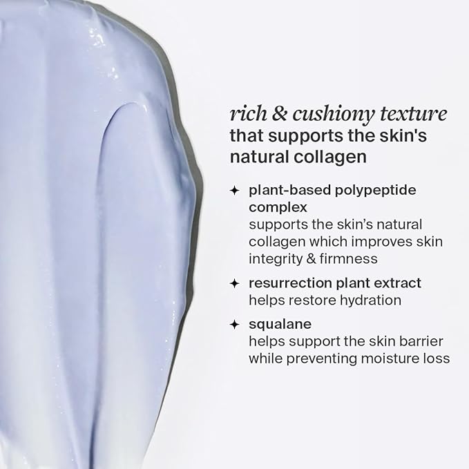 Cocokind Resurrection Polypeptide Cream, Hydrating Face Moisturizer with Peptides and Squalane, Anti Aging Skin Barrier Repair Cream for Dry Skin