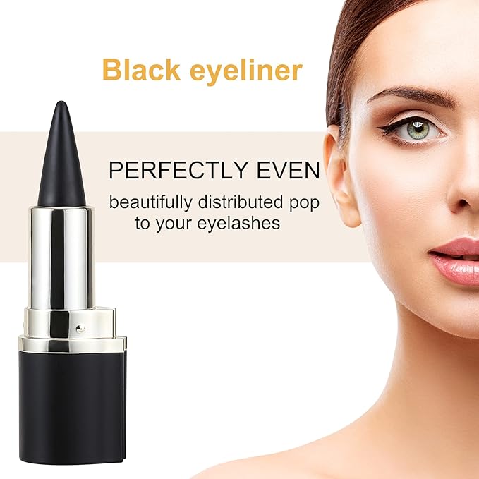 Boobeen Black Eyeliner Pencil - Quick Drying, Waterproof & Smudge-proof All Day Gel Eyeliner - Create Statement Eye Look